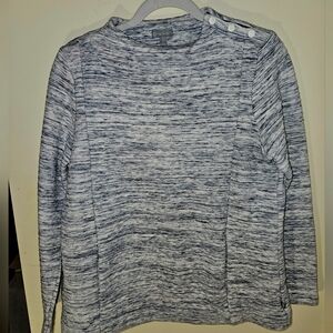 TALBOTS BLACK & WHITE PULLOVER